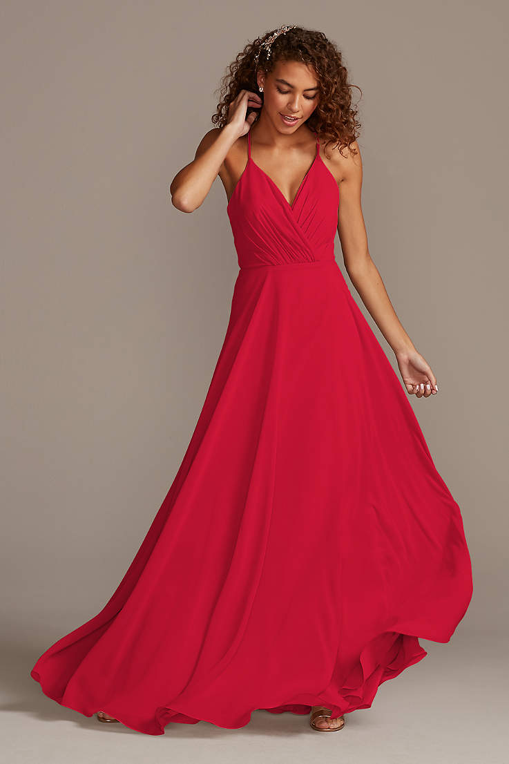 Red Bridesmaid Dresses | David's Bridal