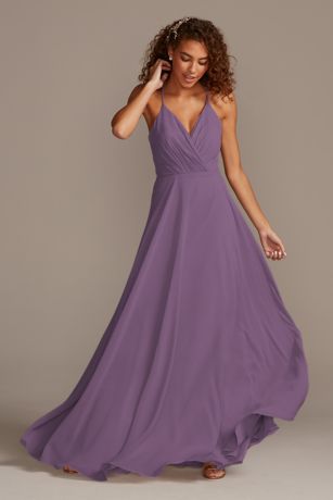 lavender and gold bridesmaid dresses