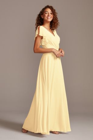 david's bridal sunflower yellow