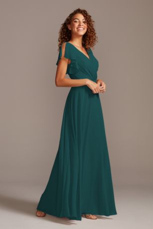 david's bridal emerald green