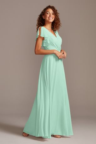 dusty mint bridesmaid dresses