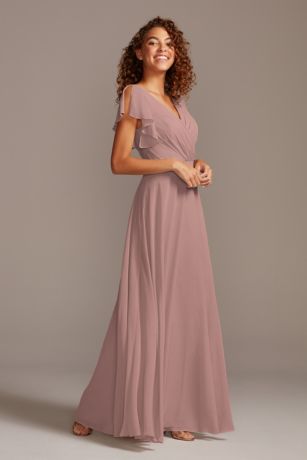 rustic rose bridesmaid dress