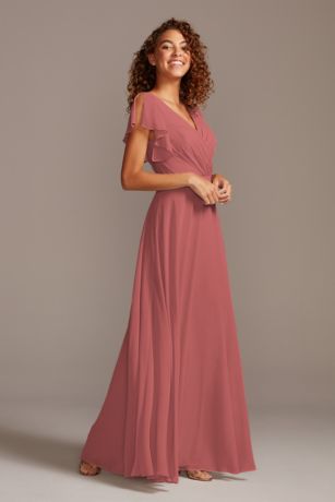 coral bridesmaid dresses david's bridal