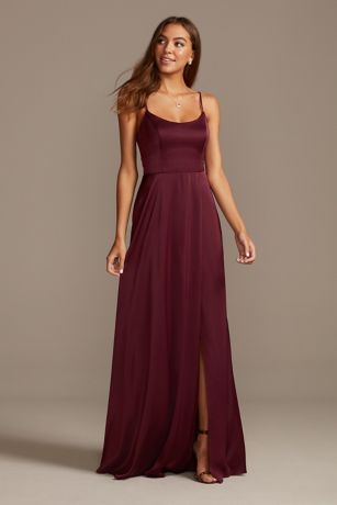 maroon color bridal dresses