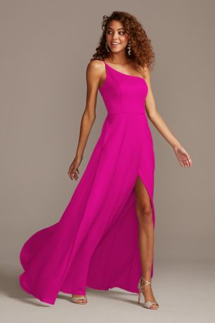 fuchsia bridesmaid dresses david's bridal