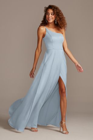 david's bridal dusty blue