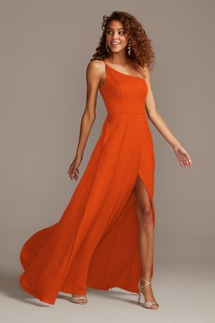 blood orange bridesmaid dresses