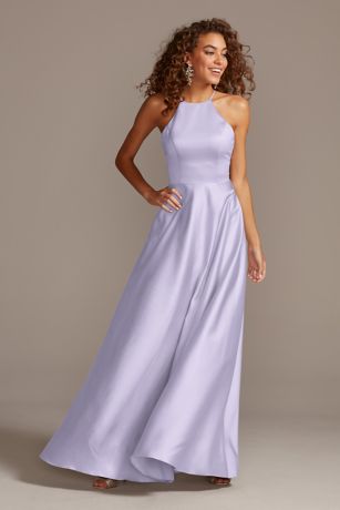 Long A-Line Sleeveless Dress - David's Bridal