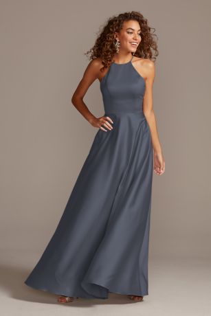 grey formal dresses