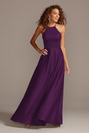 prom dresses dark purple