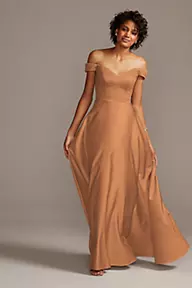 Coral Bridesmaid Dresses - Salmon, Melon, Coral Formal Gowns