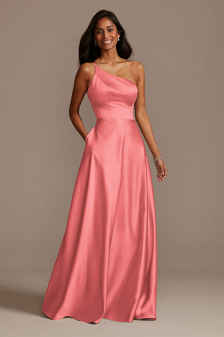 Bridesmaid Dress CORAL PINK All Sizes 