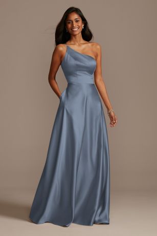 Blue Bridesmaid Dresses: Pale & Dark Blue | David's Bridal