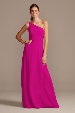 fuchsia bridesmaid dresses david's bridal