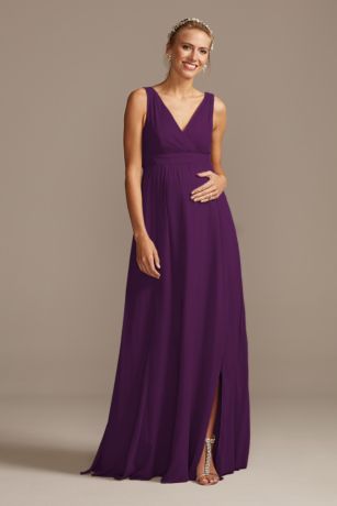 Picture of Pleated Tank Chiffon Maternity Dress
