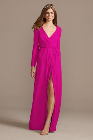 fuchsia bridesmaid dresses david's bridal