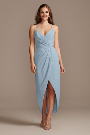 Picture of Tulip Hem Chiffon Midi Dress