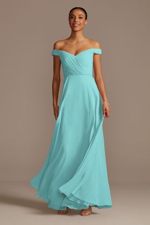 turquoise gown