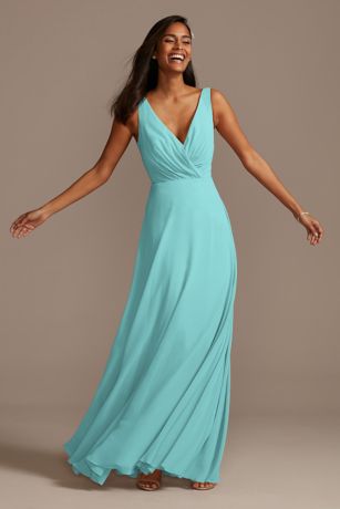 formal turquoise blue dress