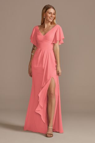 Coral Dress For Wedding Store, 60% OFF ...