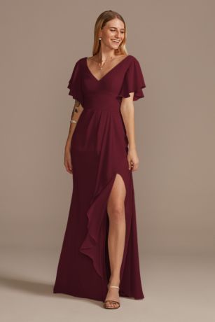 Wine Bridesmaid Dresses - Merlot ...