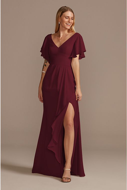 Burgundy Jersey Sleeves Wedding Cover Up Burgundy Sexy 