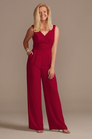 david's bridal jumpsuit bridesmaid