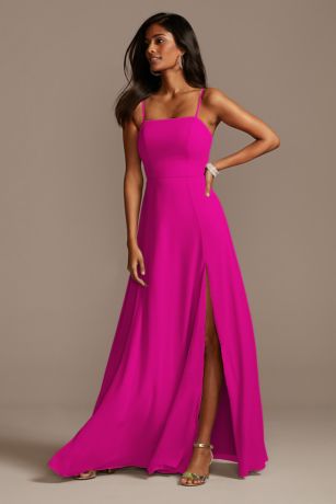 fuchsia bridesmaid dresses david's bridal