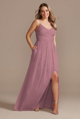 Picture of Long Mesh Dress with Lace-Up Back