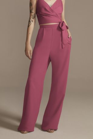 bridesmaid pantsuit wedding