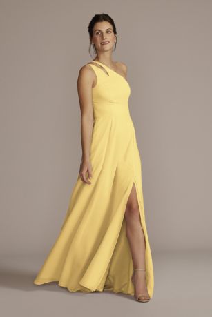 Picture of Chiffon One-Shoulder Cutout Dress