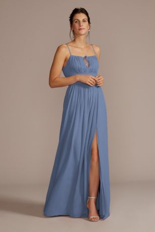 Picture of Chiffon Gathered Bodice Dress