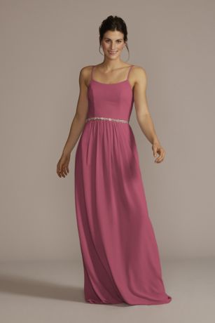 Picture of Chiffon Spaghetti Strap A-Line Dress