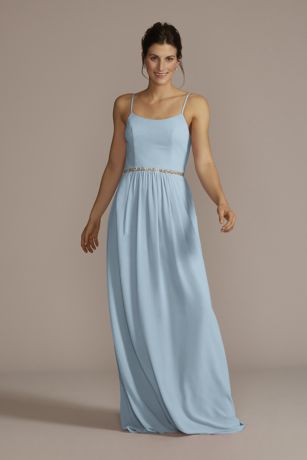 Picture of Chiffon Spaghetti Strap A-Line Dress