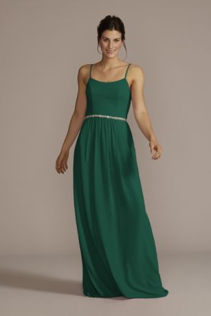 Picture of Chiffon Spaghetti Strap A-Line Dress