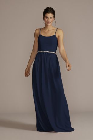 Picture of Chiffon Spaghetti Strap A-Line Dress