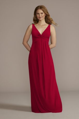 jersey bridesmaid dress