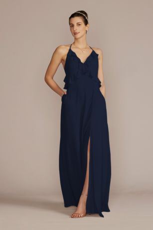 Picture of Chiffon Ruffle Empire Waist Dress