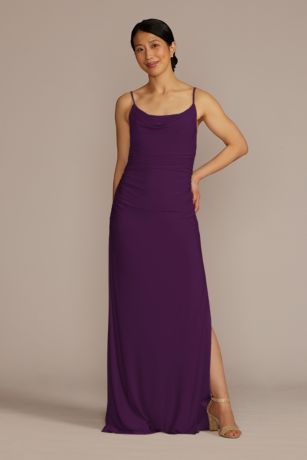 Picture of Ruched Jersey Spaghetti Strap Dress