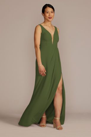Picture of Chiffon Illusion Cutouts Dress