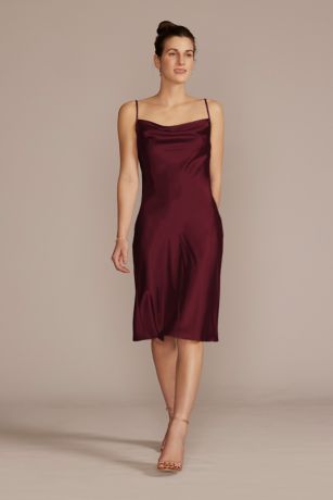 Celebrate DB Studio Midi Charmeuse Slip Dress