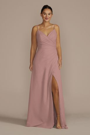 Picture of Crinkle Chiffon Spaghetti Strap Dress