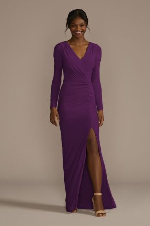 eggplant colored bridesmaids dresses