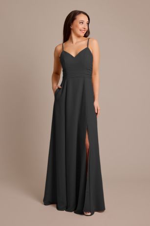 Picture of Chiffon Back Tie A-Line Dress