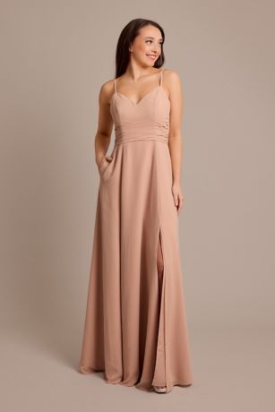 Picture of Chiffon Back Tie A-Line Dress