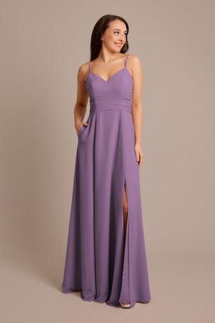 Picture of Chiffon Back Tie A-Line Dress
