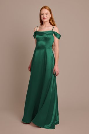 Chiffon Swag Sleeve Junior Bridesmaid Dress