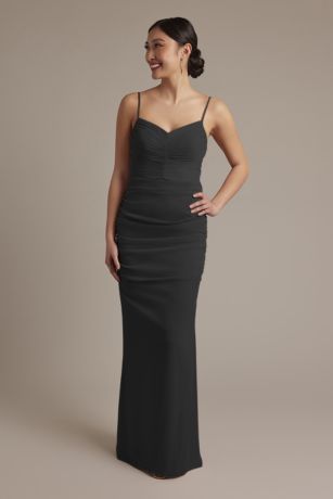 Picture of Mesh Ruched Sweetheart Dress