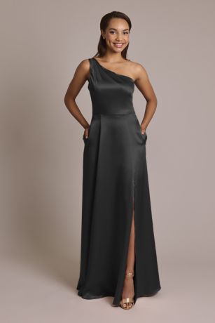 Picture of Luxe Charmeuse One-Shoulder Dress