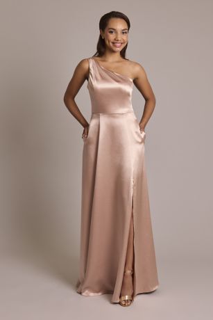 Picture of Luxe Charmeuse One-Shoulder Dress